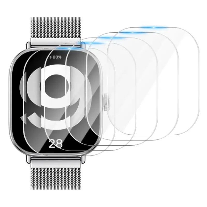 1-5Pcs Tempered Glass for Xiaomi Redmi Watch 4 Smart Watch HD Screen Protector Anti-Scratch for Mi Redmi Watch 4 Prottiecve Film view 5