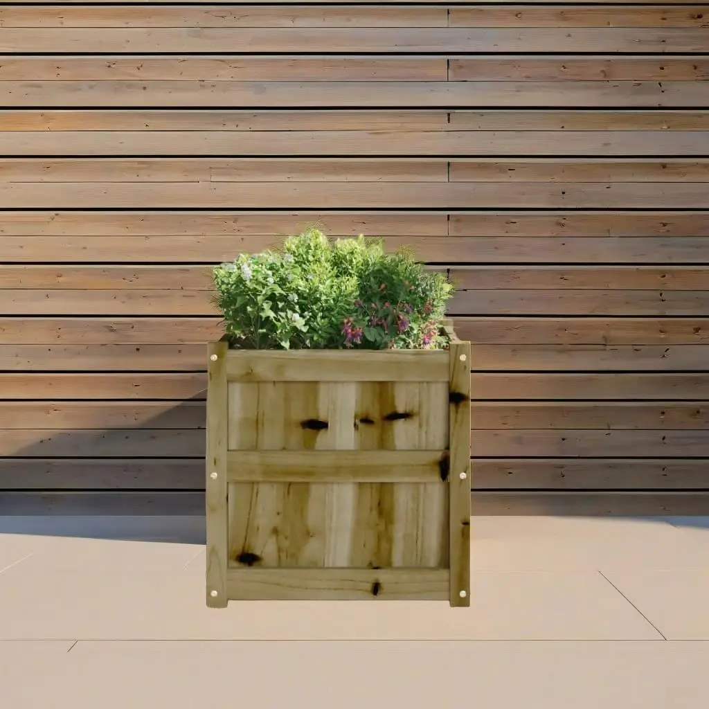 Garden Planter 19.7x19.7x19.7 Impregnated Wood Pine