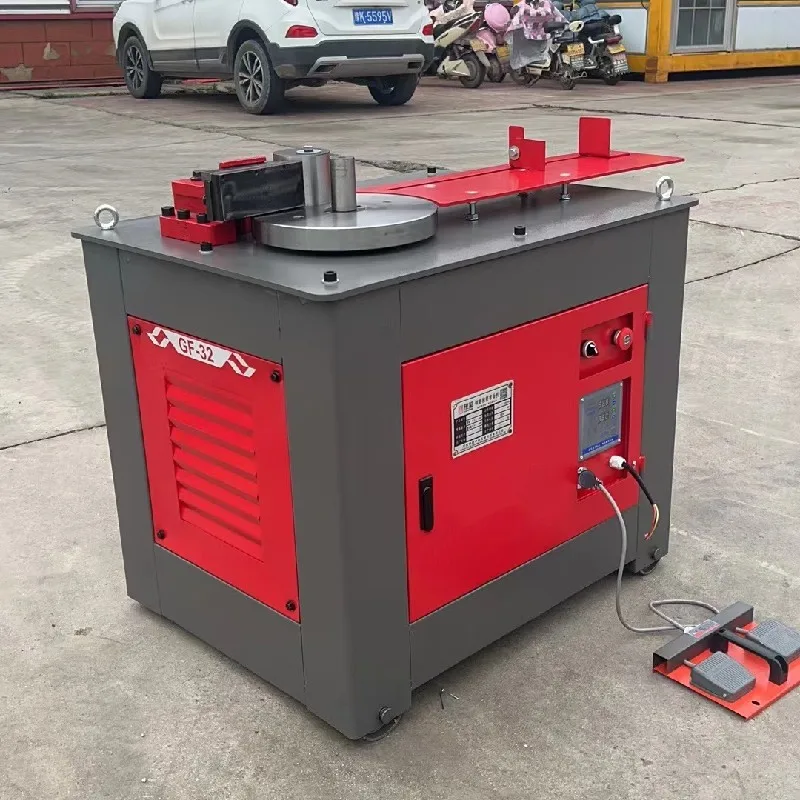 Wholesale GF32 Steel Thread Rod Bending Machine 32 mm Numerical Control Rebar Wire Stirrup Ring Bender Construction Machine