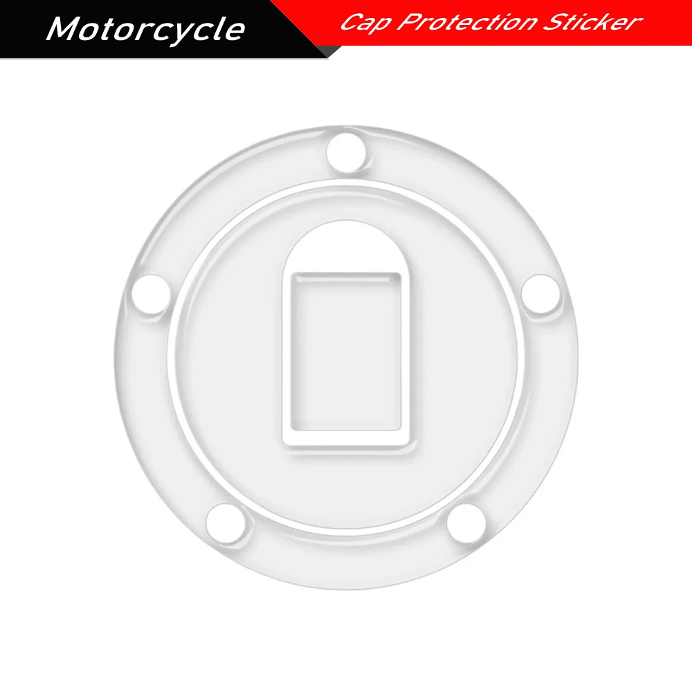Transparent Boat Motorcycle Fuel Cap Protection Sticker for Kawasaki Models From 2000-2005 (5 Holes)