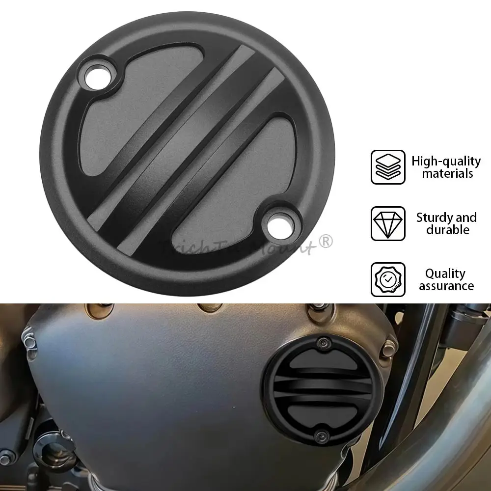 Clutch Badge Acg Inspection Cover Right Side For Triumph Bonneville T120 T100 Bobber Thruxton Speedmaster Scrambler 2016-2019