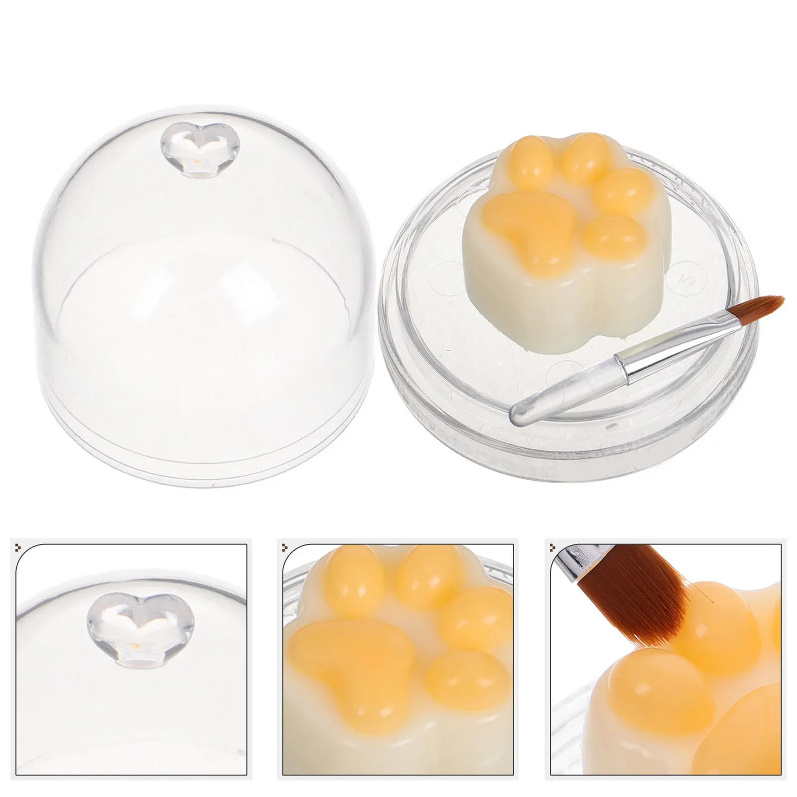 Cat Paw Inspired Color Changing Lip Balm Hydrating Lip Gloss Lightweight Twist Dispenser for Dry Lips Nourish Repair Soft Plump