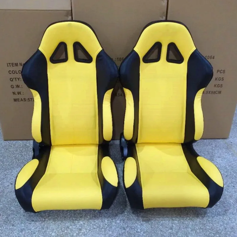 1006 Racing PVC Cover Universal Sport Adjustable Auto Car Racing Seat