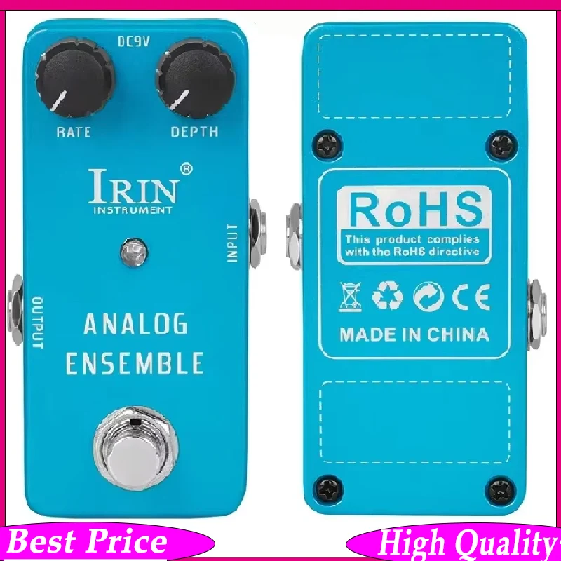 IRIN RS-07 Analog Ensemble Guitar Effect Pedal Simulate The Pure Line Chorus Effects True Bypass Pedal Guitar Accessories