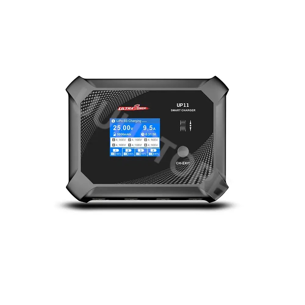 

UltraPower UP11 AC 240W DC 600W 4 Channel Smart Balance Charger for 1~6S Lipo LiHV Lilon LiFe NiMH NiCd PB RC Battery