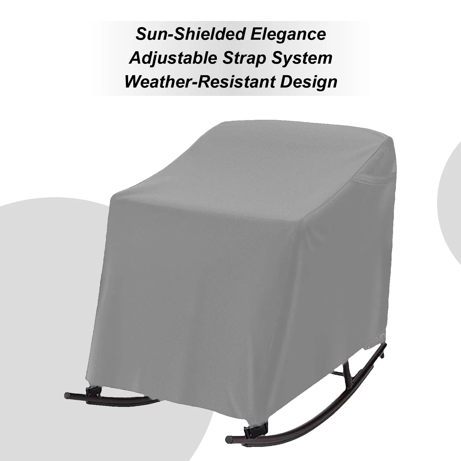 

Outdoor Chair Cover Windproof Oxford Fabric Furniture Protector Covers For Garden Yard Farm Lawn Courtyards Balcony