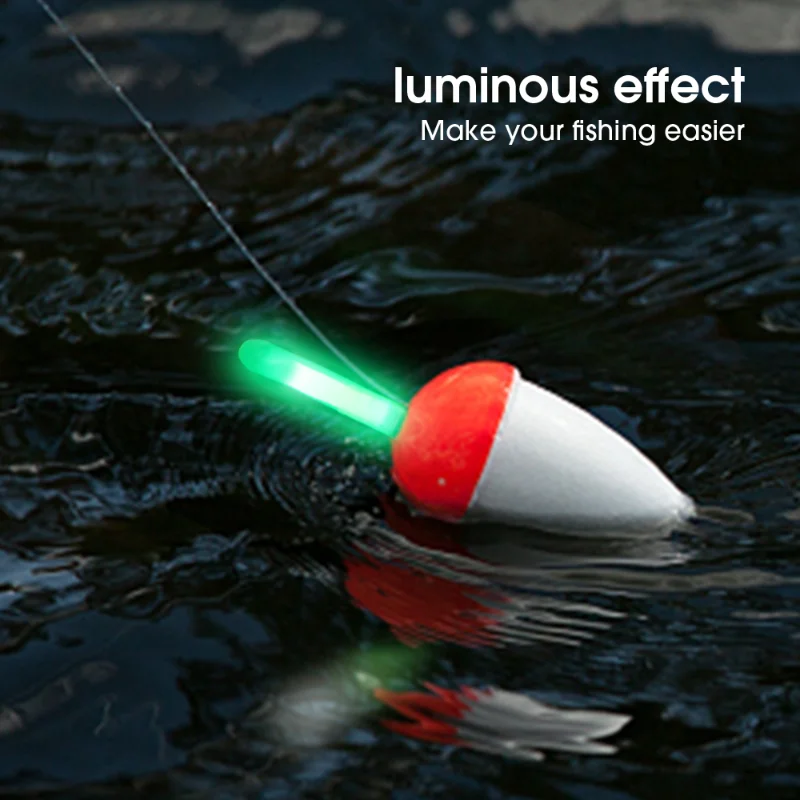 10/20/30pcs Fishing Float Light Stick Fireflies Fluorescent Lightstick Night Float Rod Light Glow Stick Fishing Tackle 4.5*39mm