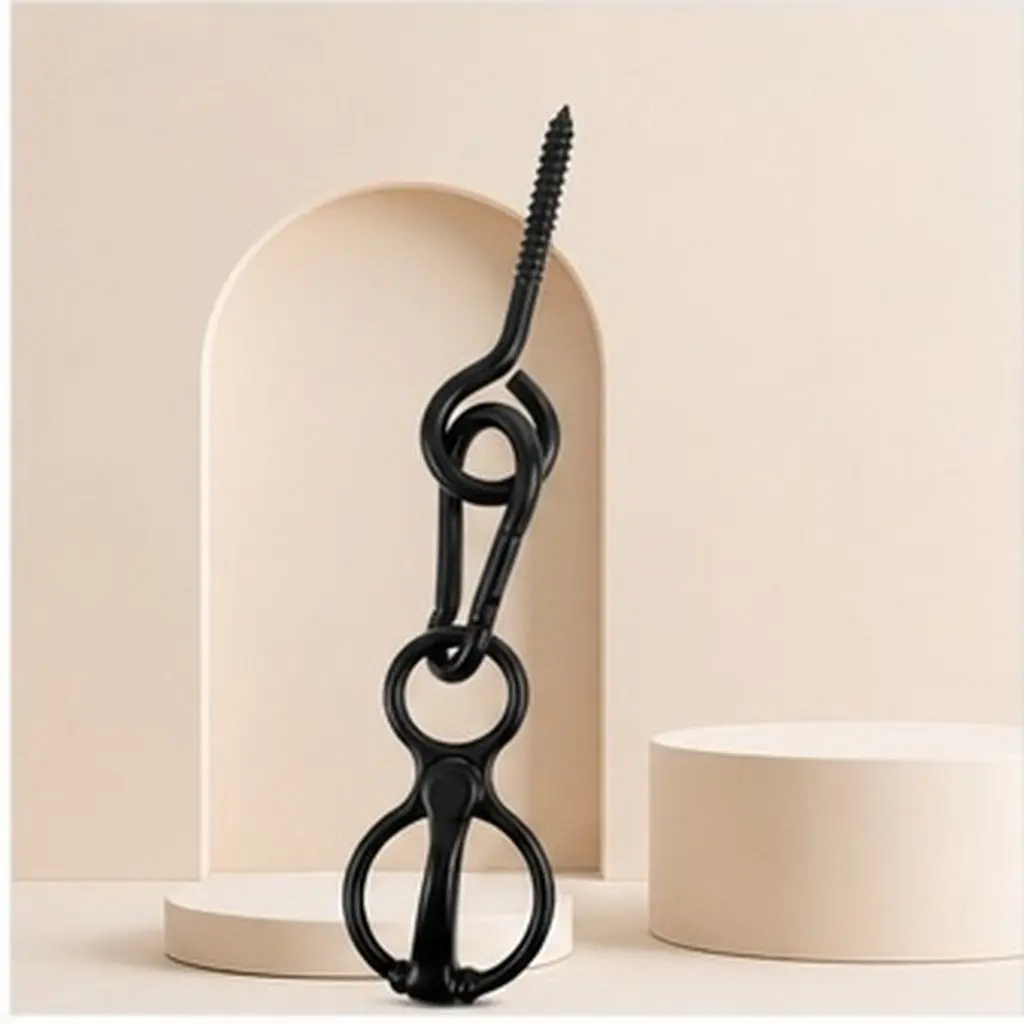 Heavy Duty Horse Tie Ring Stainless Steel Safety Anchor Eye Bolt Secure Barn Trailer Fence Tack Horse Tie Ring