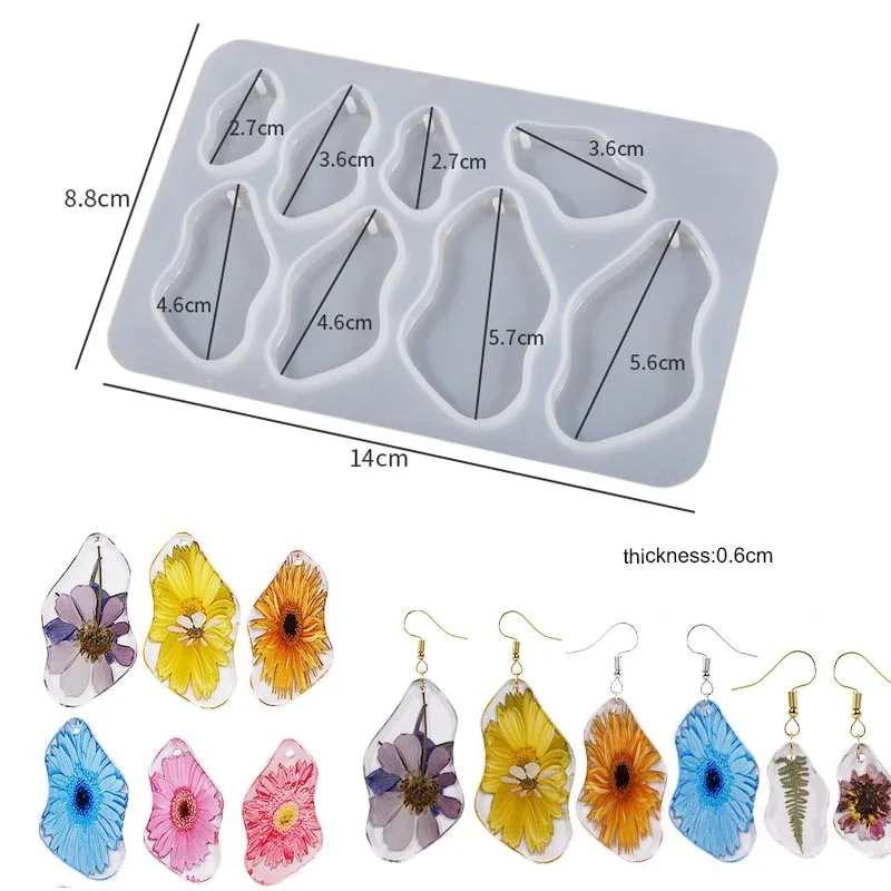 Cabochon Gem Jewelry Silicone Mold for Crafting