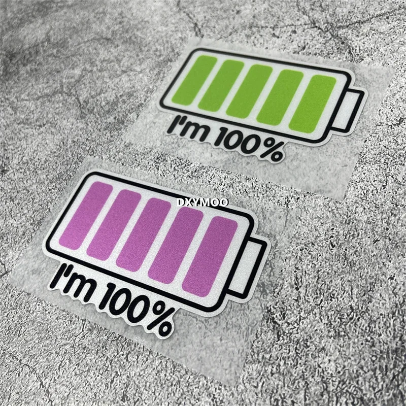 

Power IM 100% Tape Motorcycle Auto Window Tail Decals DXYMOO Car Stickers Viny Reflective for Funny Charge Full
