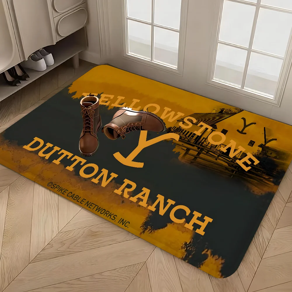 Yellowstone Dutton Ranch Bathroom Mat Anti-slip Absorb Water Long Strip Cushion Bedroon Mat Welcome Doormat