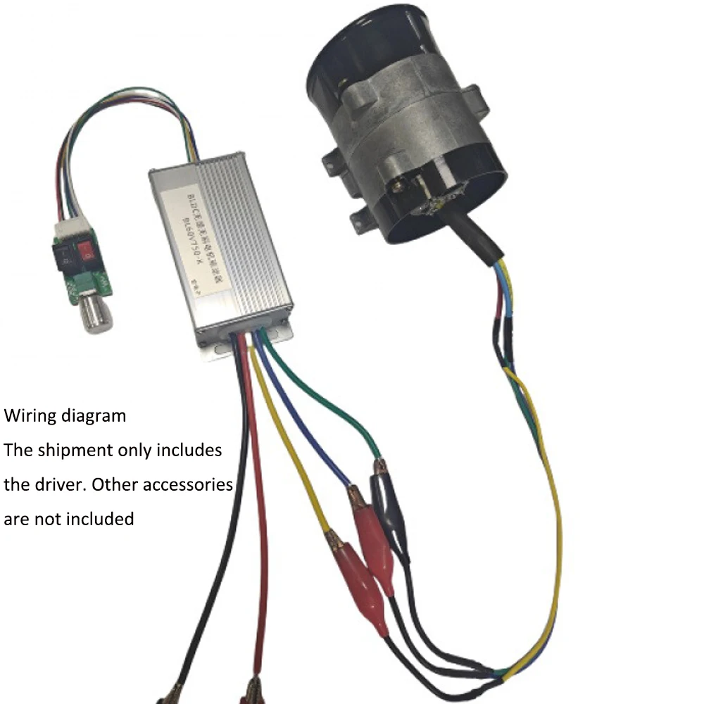 DC6-60V ثلاث مراحل تيار مستمر فرش السيارات نموذج مشغل 750 واط BLDC فرش السيارات لا قاعة تحكم وقف/عكس سرعة منظم #1