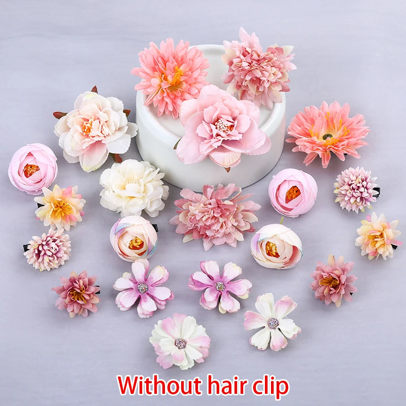 

21Pcs Mixed Artificial Flowers Silk Rose Fake Flowers for Home Room Wedding Decoration Diy Craft Garland Bouquet Accessories New