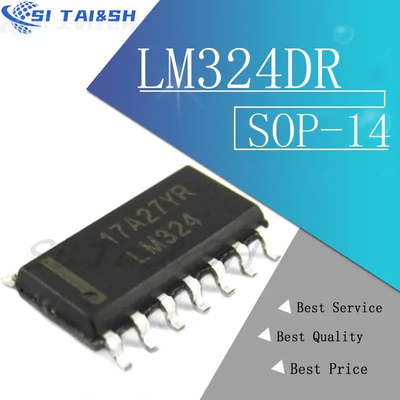 LM324DR, LM324, SOP14, SOP, SMD, LM324DR2G, LM324DT, 정품, 신제품, 20 개