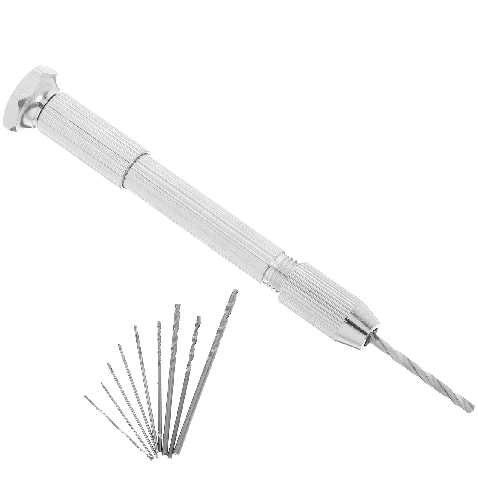 1Set Manual Work DIY Tool Hand Drill Set with Micro Drill Bits for Precise Holes in Various Materials Manual Work DIY Tool