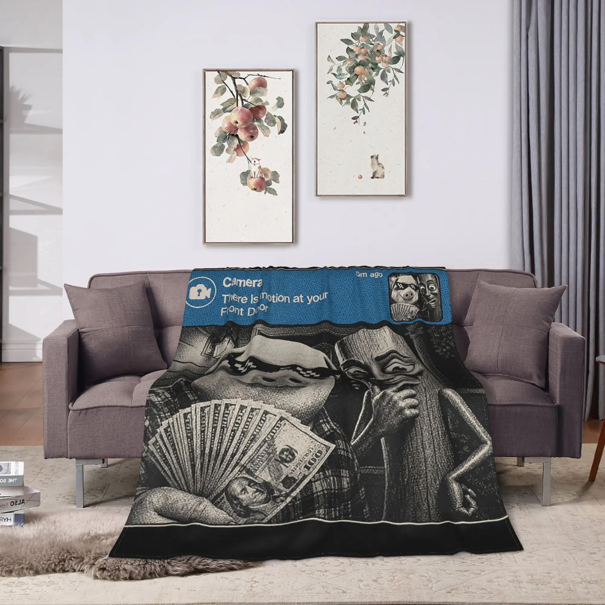 John Pork Triple T Sahur is Calling Back to School Flannel Blankets Winter  Warm Soft Throw Blanket Bed Bedspread Sofa Bed Cover