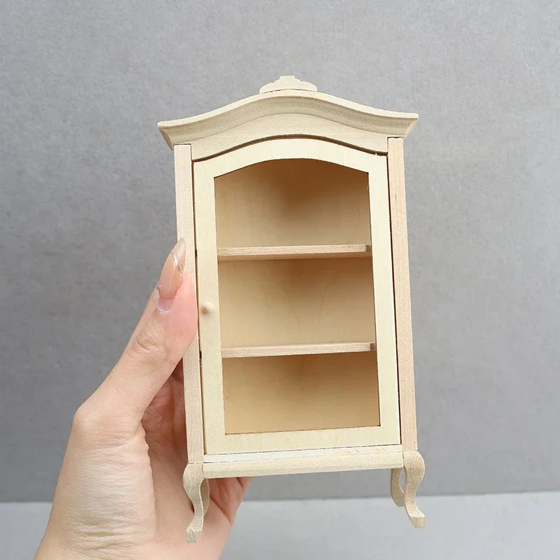 

Miniature 1:12 Dollhouse Furniture, Display & Wine Storage Cabinets Models for Decor and Play