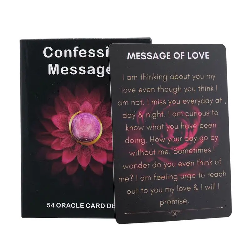 

Fortune Telling Tarot Cards Confession Messages Oracle Cards Divination Tools Standard Tarot Decks for Board Game Fate