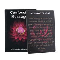 Fortune Telling Tarot Cards Confession Messages Oracle Cards Divination Tools Standard Tarot Decks for Board Game Fate