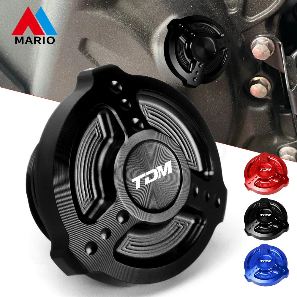 

Motorcycle Accessories CNC Aluminum M27*3 Engine Oil Drain Plug Sump Nut Cup Cover For YAMAHA TDM 850 TDM850 1998 1999 2000 2001