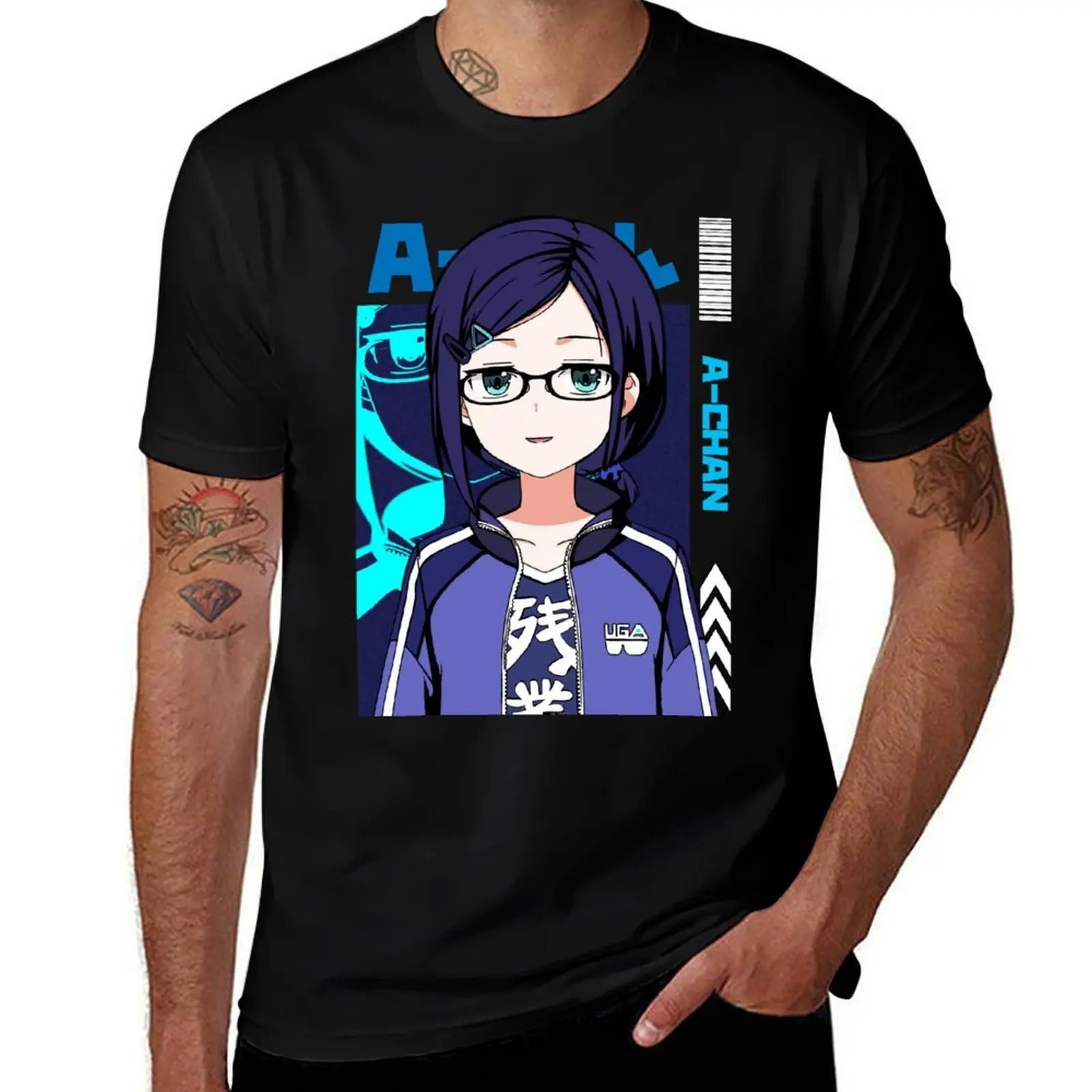 A-chan Casual With Jacket T-Shirt Quick Dry Training Short Sleeve Tee T-Shirt