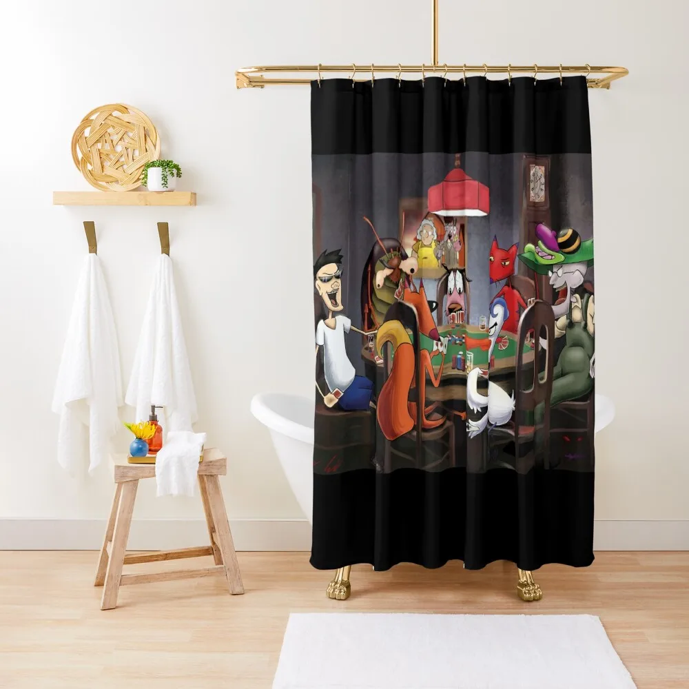 Stupid Dog Shower Curtain Modern Showers For Bathroom Waterproof Shower And Anti-Mold Curtain