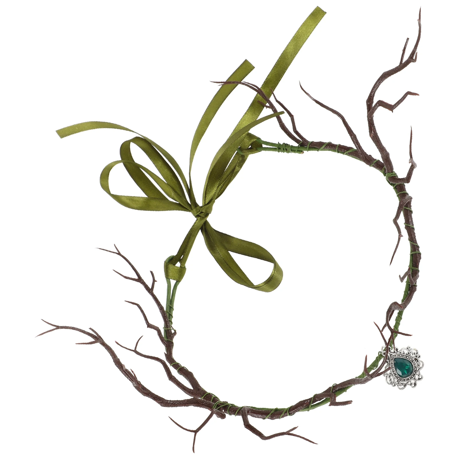 

Fairy Headband Branch Forehead Decor Hair Jewelry Bridal Jewelry For Women Pendant Elf Crown Women Accessories