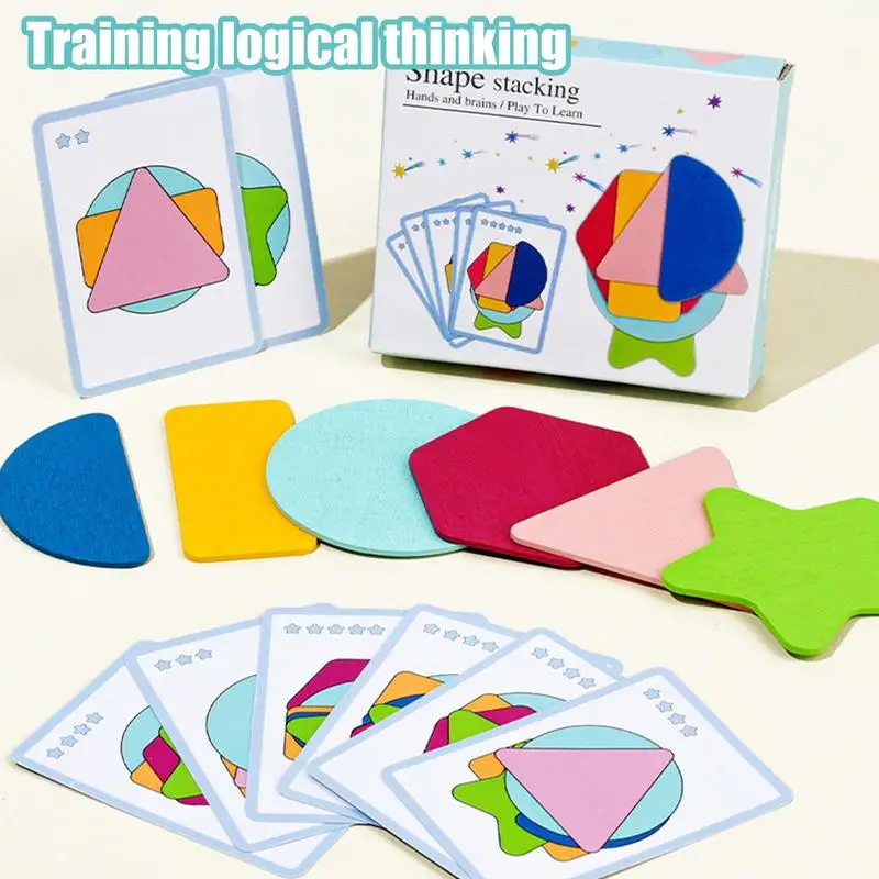 Forma correspondente quebra-cabeça de madeira aprendizagem reconhecimento de cor correspondência labirinto pré-escolar classificador geometria suave classificação empilhamento brinquedo presente