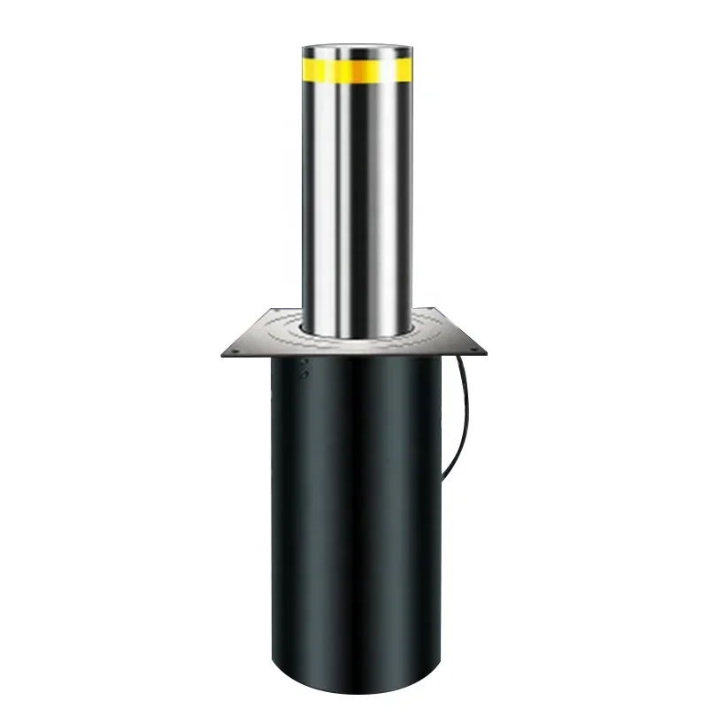 Traffic Safety  Internal Lock Traffic Barrier Full Automatic 219 mm Hydraulic Rising Bollards HZ-SS219