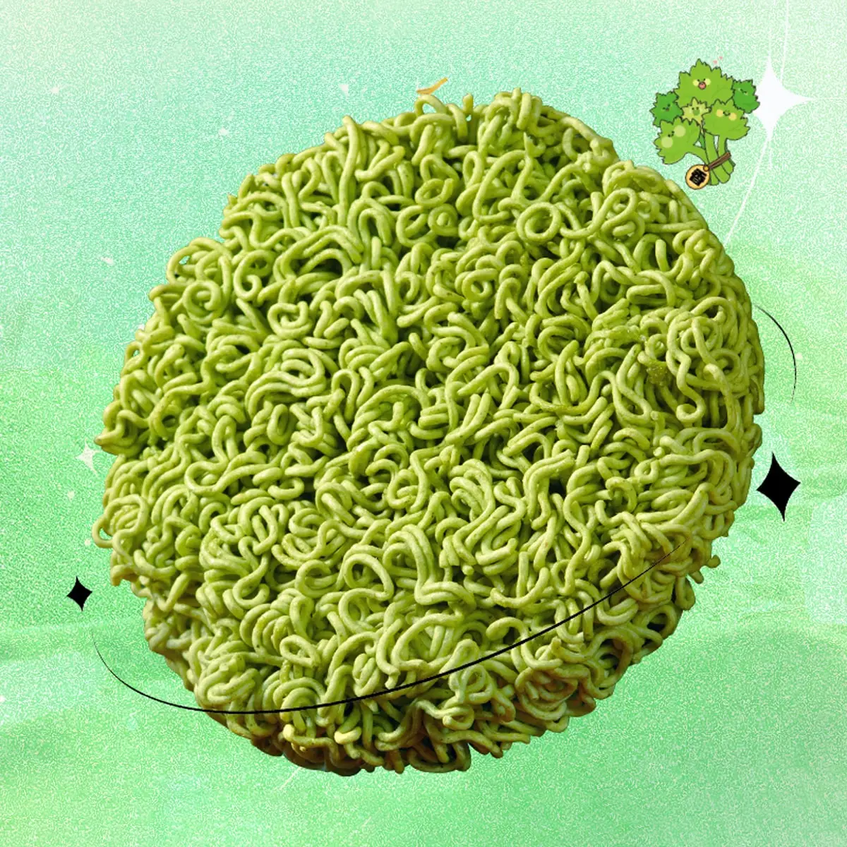 [7Packs] Baixiang Koriander Noedels Pittige Rundvlees Smaak 3.77 Oz * 7Packs