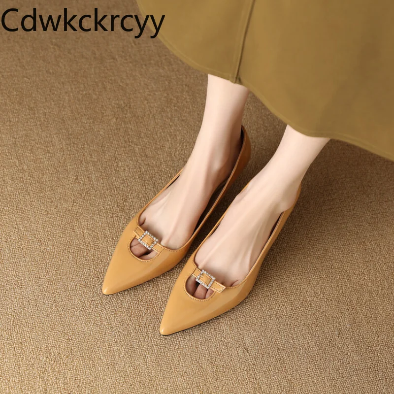 

Spring and autumn New style fashion Cusp high-heeled Women's Shoes grace Retro comfortable Thin heel Women Shoes plus size 34-48