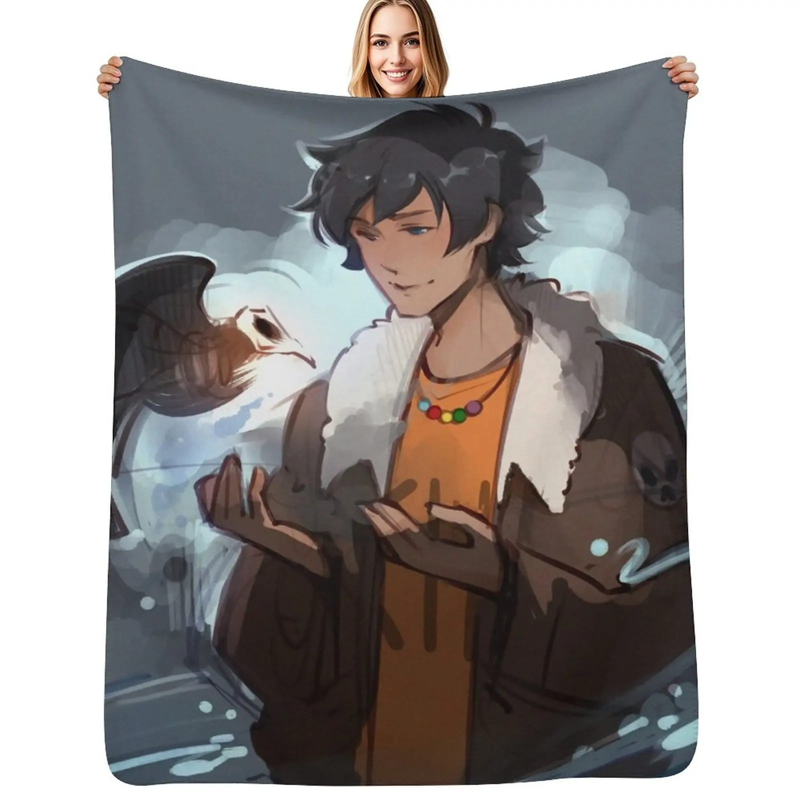 

Message from Death Throw Blanket Warm Accent Blanket for Living Room Decoration