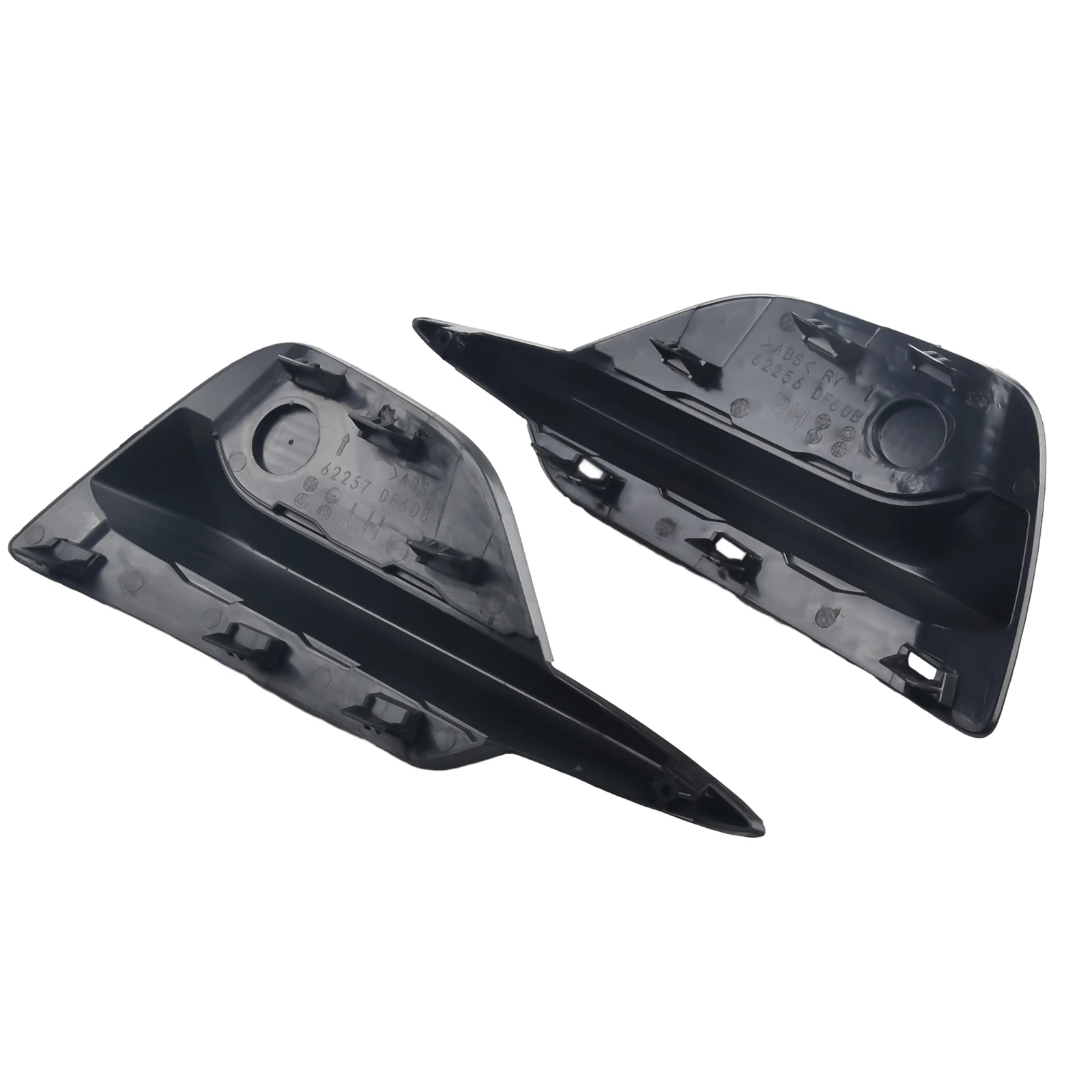 Front Bumper Fog Light Cover Set for Nissan For Rogue Sport 2022 OEM Plastic Replacement with Part Number 622576MR5B