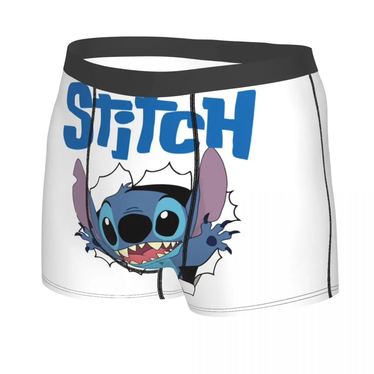 ذكر بارد غرزة التلفزيون الكرتون الرسوم المتحركة الملابس الداخلية الملاكم ملخصات الرجال تمتد السراويل السروال