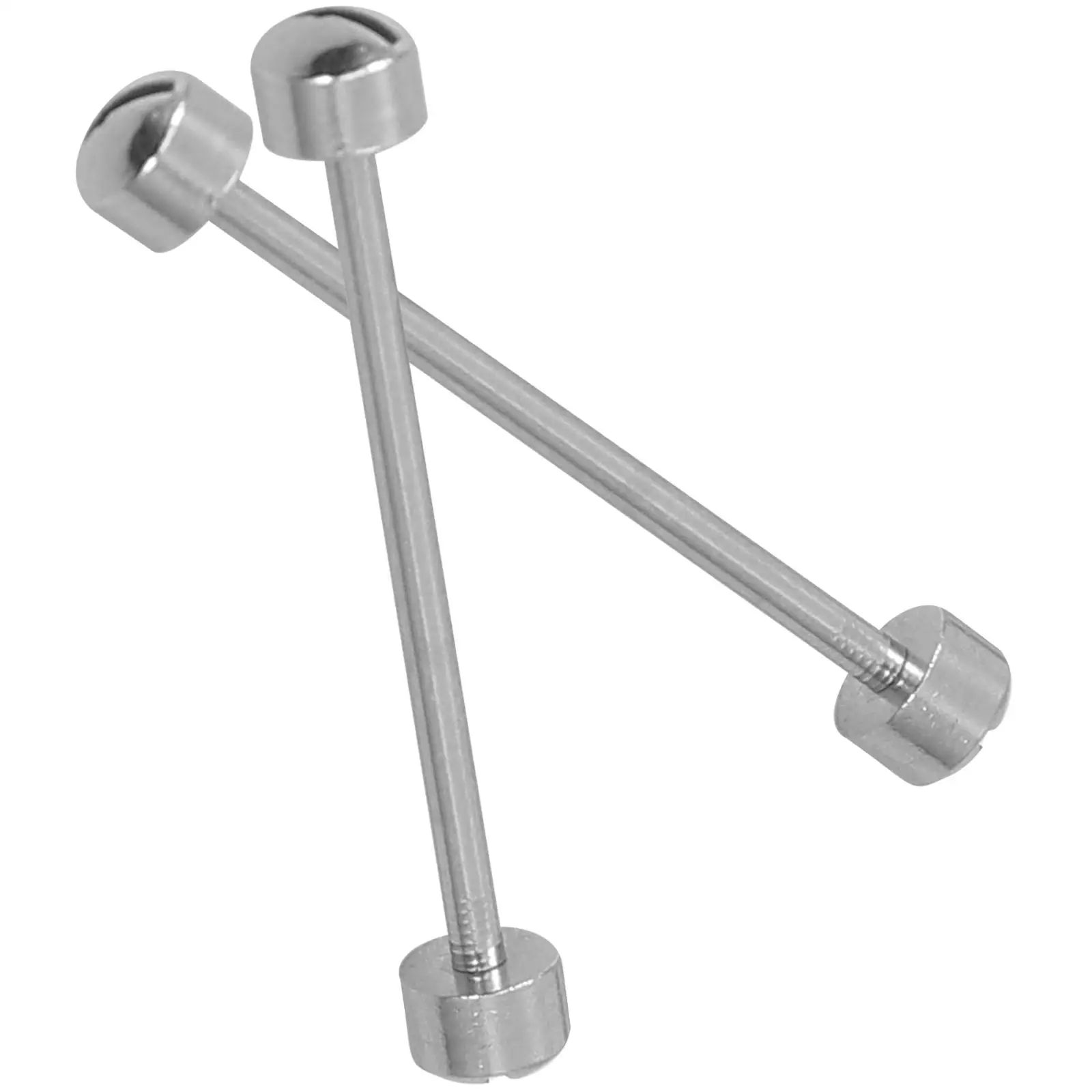 2Pcs Watch Link Rod Flat One Watch Strap Link Rod Side Screw Connecting Tools Repair Parts Tube Replacement Accessories