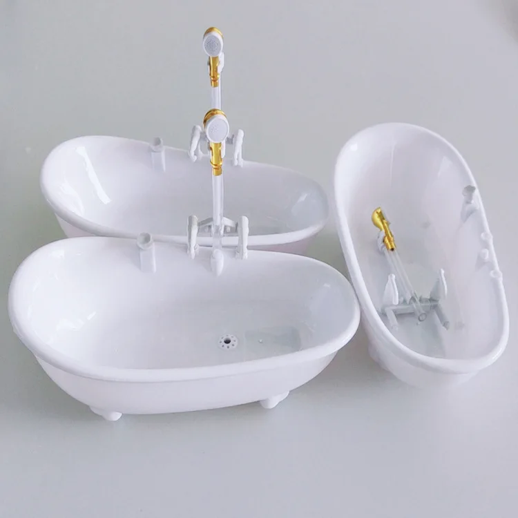 Simulation Of Automatic Circulation Out Of The Bathtub Children's Water Play Toys Baby Bath Toys Doll Accessories Bath Tubs