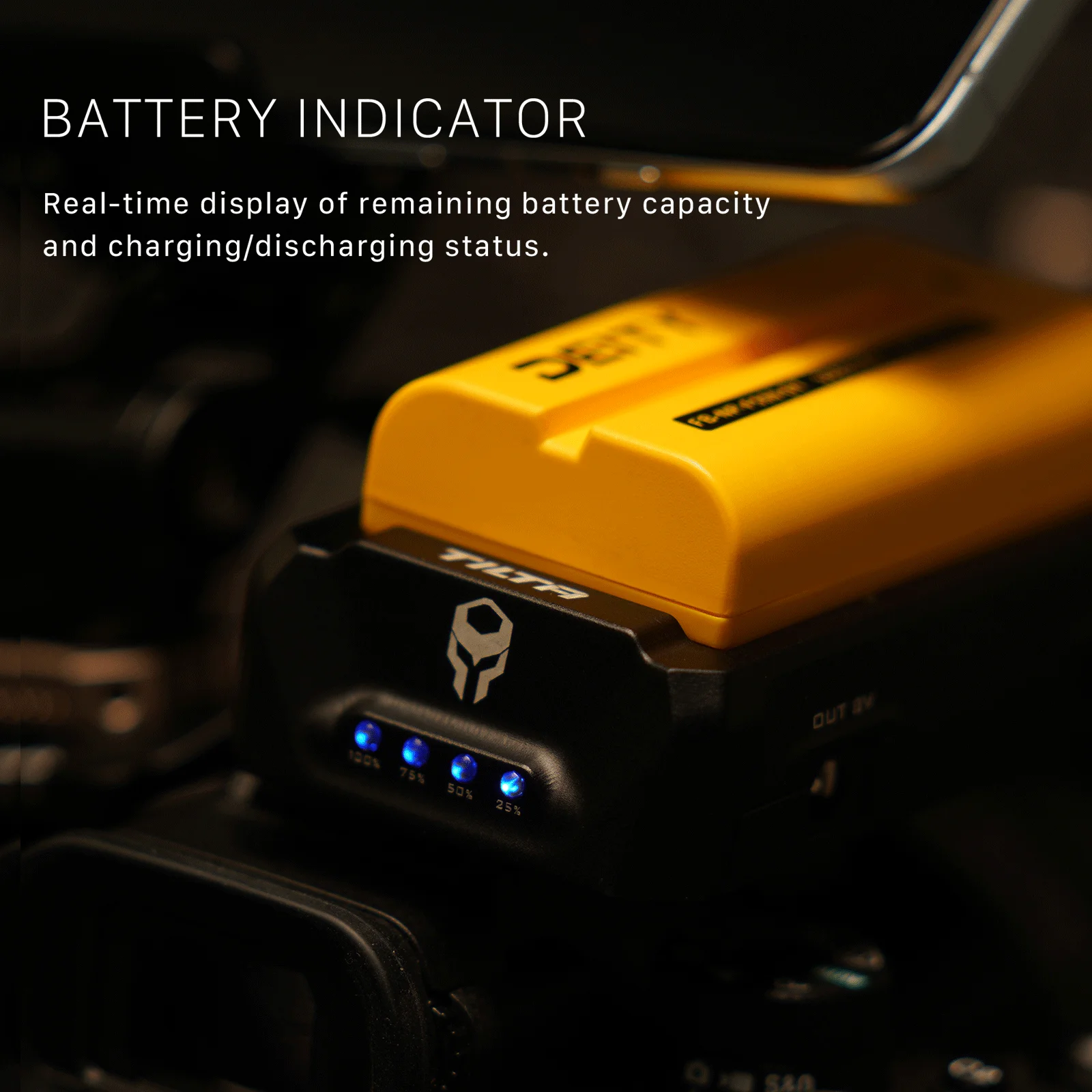 TILTA TA-BTP2-F970-B F970 Battery Plate V2 Black L Series Battery Plate
