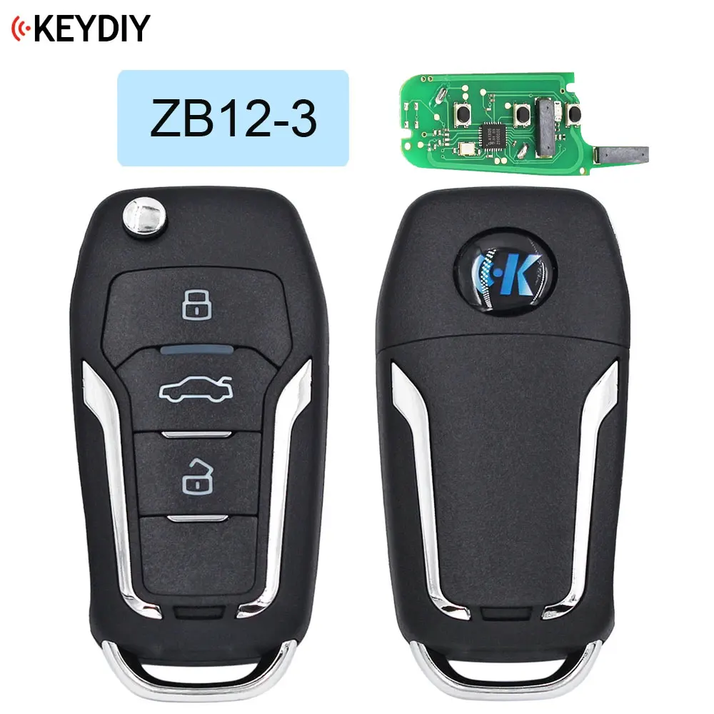 

KEYDIY ZB Series Universal Smart Key Fob ZB12-3 for KD-X2 Car Key Remote Replacement Fit More than 2000 Models