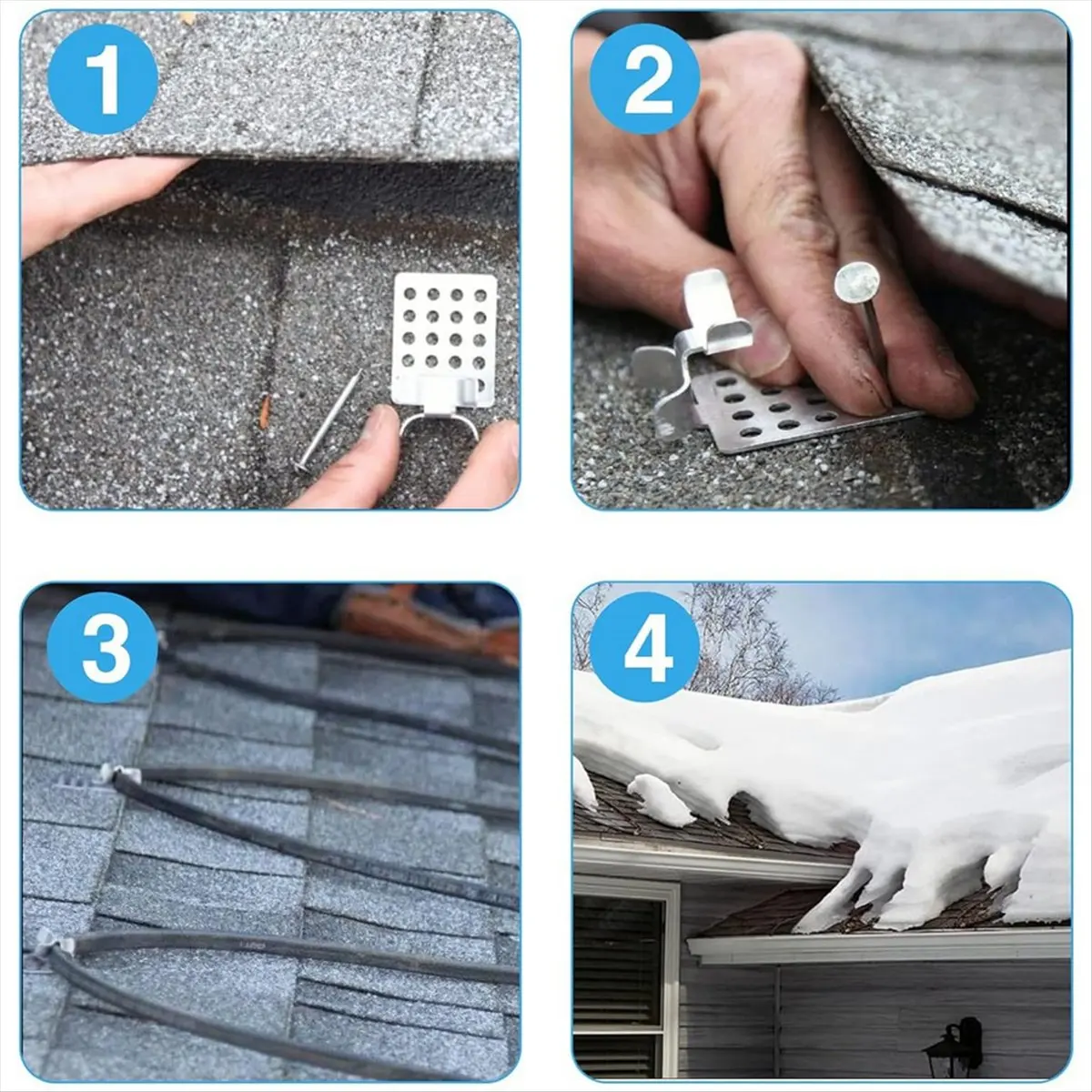 a16i]-roof-de-icing-cable-clips-100-pack-aluminum-roof-clips-metal-clip-heat-cable-roof-clip-de-icing-cable-clamps