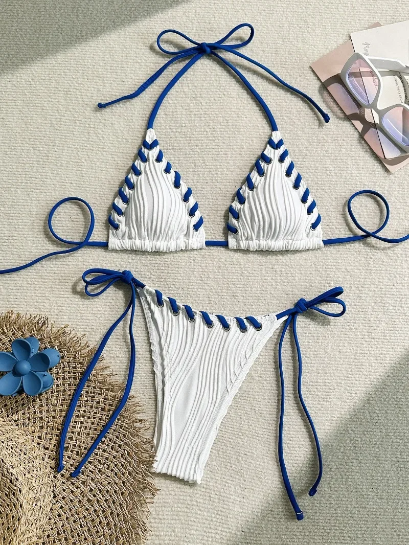 Sexy Bikinis 2025 Women's Swimwear Female Swimsuit for Swimming Wear Bathing Suits Brazilian Bikini Set Beachwear Pool Bather