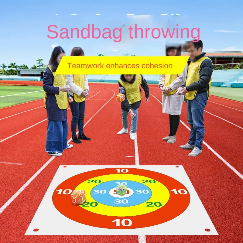 Throwing Sandbag Target Outdoor Parent-child Interactive Fun Sports Games Team Building Activities Kindergarten Multiplayer Game