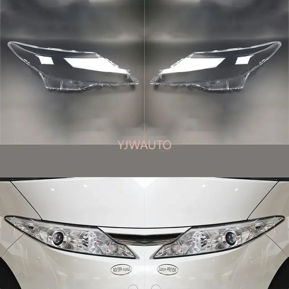For Toyota Previa Estima 2009~2011 2012 2013 2014 2015 Headlamp Cover Car Headlight Lens Replacement Front Lampshade Auto Shell - Image 5