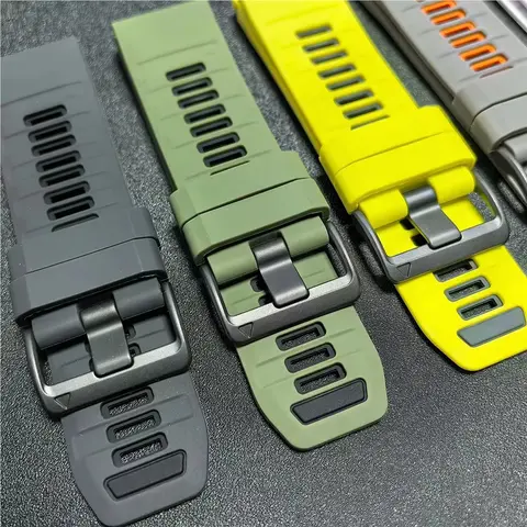 가민 피닉스 8, 피닉스 7X, 5 플러스용 퀵핏 20mm 22mm 26mm 스트랩, 실리콘 밴드 47mm 51mm, 피닉스 5S 6S 프로용 팔찌 시계줄