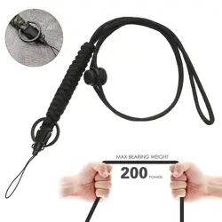 New 11 Styles Self-Defense High Strength Key Ring Lanyard Rotatable Buckle Parachute Cord Paracord Keychain