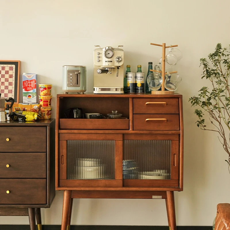 

Solid wood sideboard, dining room, pantry, small apartment, living room, simple storage cabinet, household