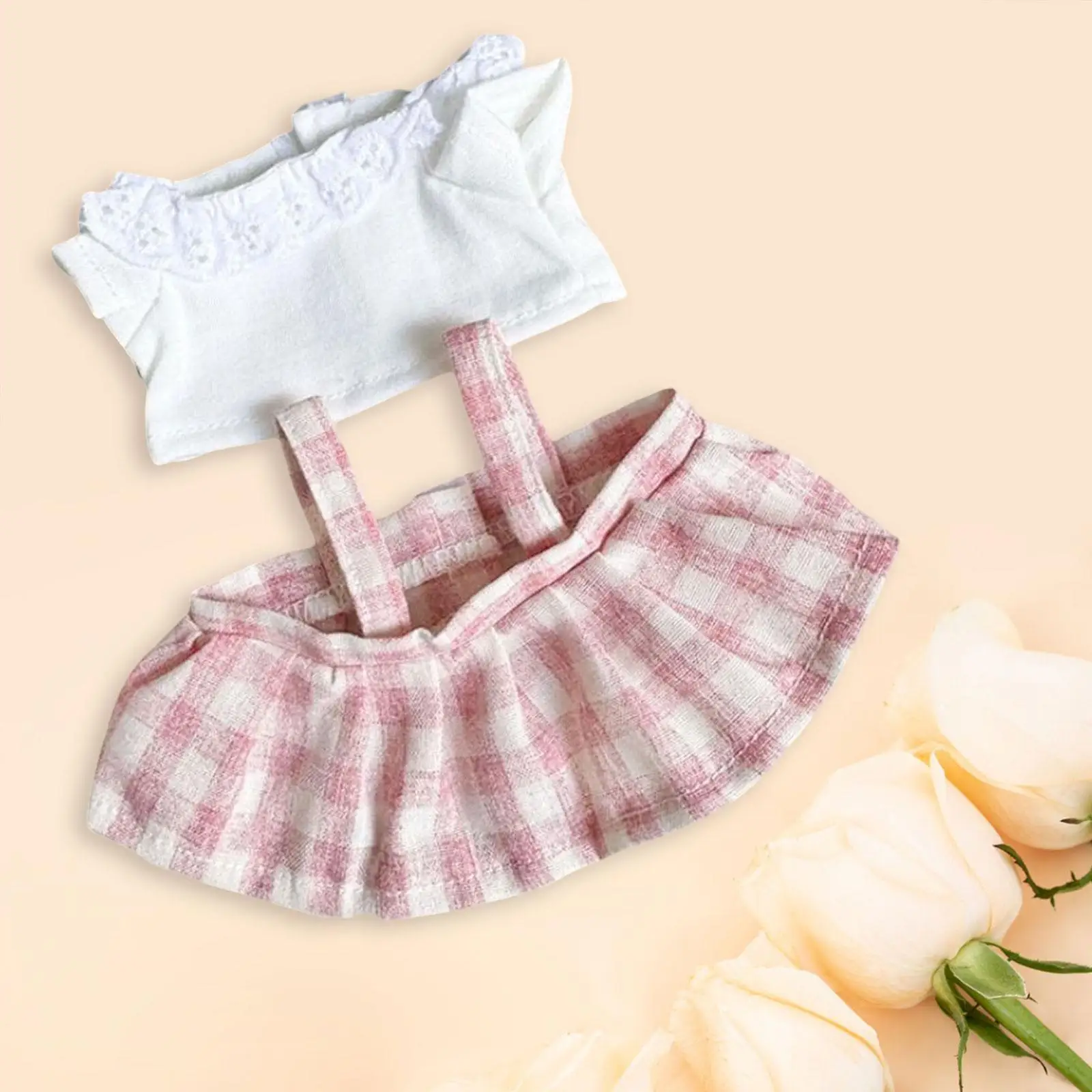 Vestito da bambola in miniatura da 20cm Costume da bambola carina abbigliamento giocattolo per bambini età 5-7 8-10