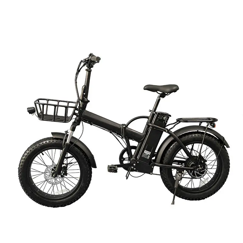 

20-Inch Mini Electric Folding Bicycle 48v Lithium Battery 15ah Capacity 7 Speed Gears Urban Travel Aluminum Alloy 750w 350w