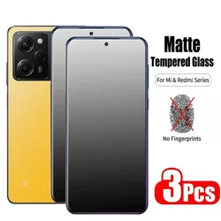 Matte Tempered Glass for Xiaomi Redmi 13c 10 Note 12 Pro 10 11 8 9 12 Poco X5 X3 Pro F3 Mi 11 12 Lite Frosted Screen Protector