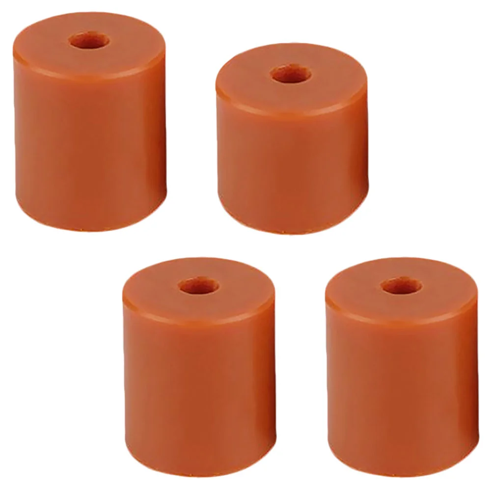 4 Pcs Printer Accessories Heat Bed Silicone Column Parts Mounts Leveling Stable 3d