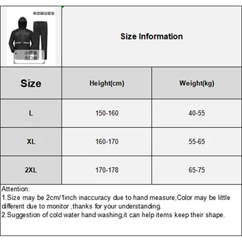 1Pcs Hooded Coat & Pant Rain Suit For Women Men Outdoor Waterproof Rain Gear With Reflective Strip Motocycle Riding Raincoat 6 1Pcs Hooded Coat & Pant Rain Suit For Women Men Outdoor Waterproof Rain Gear With Reflective Strip Motocycle Riding Raincoat 6